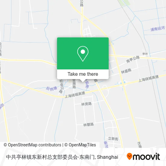 中共亭林镇东新村总支部委员会-东南门 map