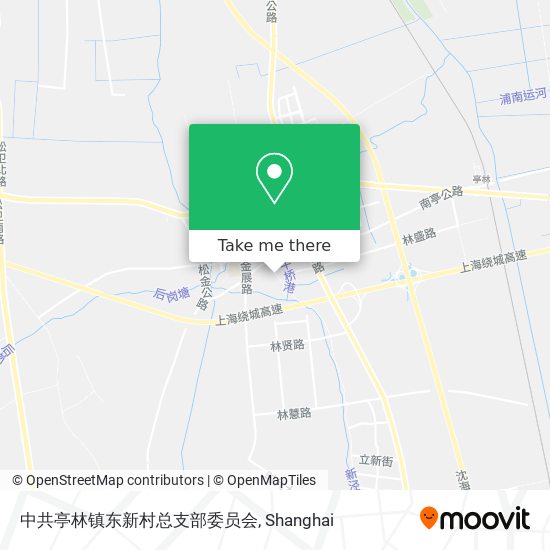 中共亭林镇东新村总支部委员会 map