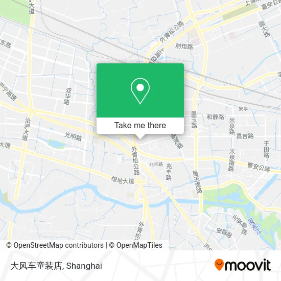 大风车童装店 map