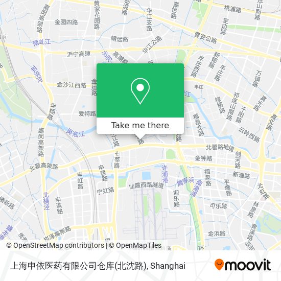 上海申依医药有限公司仓库(北沈路) map