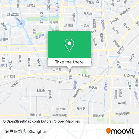 衣豆服饰店 map