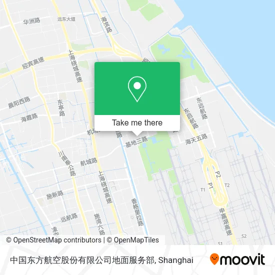 中国东方航空股份有限公司地面服务部 map