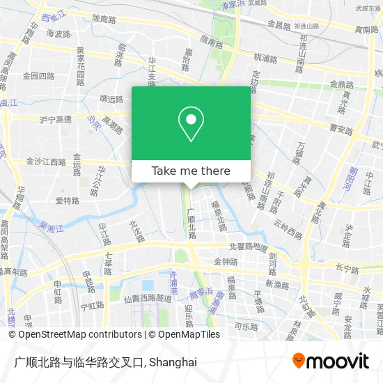 广顺北路与临华路交叉口 map
