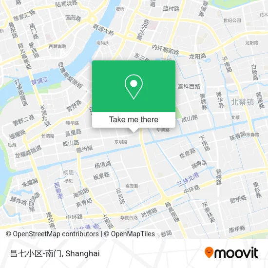 昌七小区-南门 map