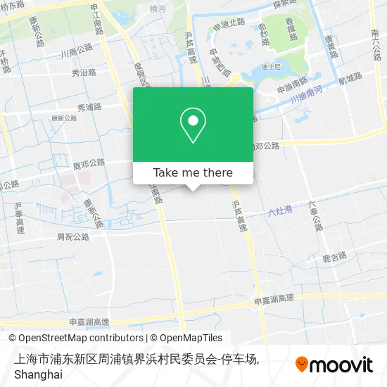 上海市浦东新区周浦镇界浜村民委员会-停车场 map