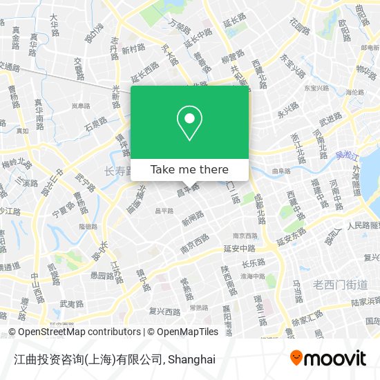 江曲投资咨询(上海)有限公司 map
