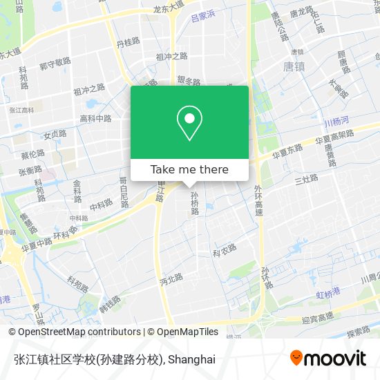 张江镇社区学校(孙建路分校) map