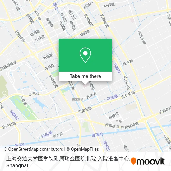 上海交通大学医学院附属瑞金医院北院-入院准备中心 map