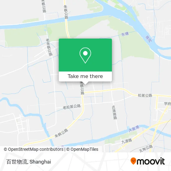 百世物流 map
