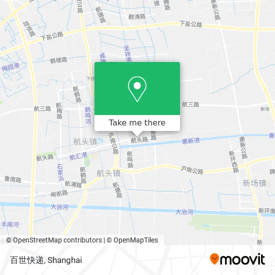 百世快递 map