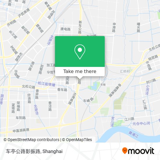 车亭公路影振路 map