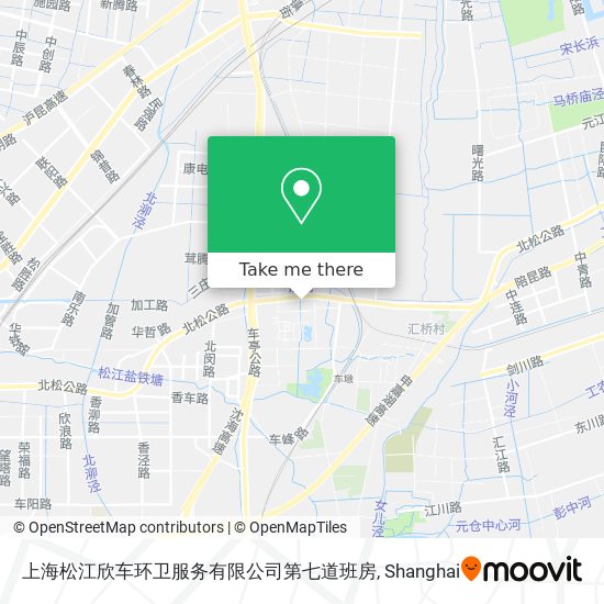 上海松江欣车环卫服务有限公司第七道班房 map