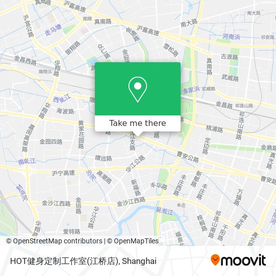 HOT健身定制工作室(江桥店) map
