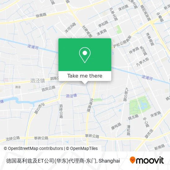 德国葛利兹及ET公司(华东)代理商-东门 map