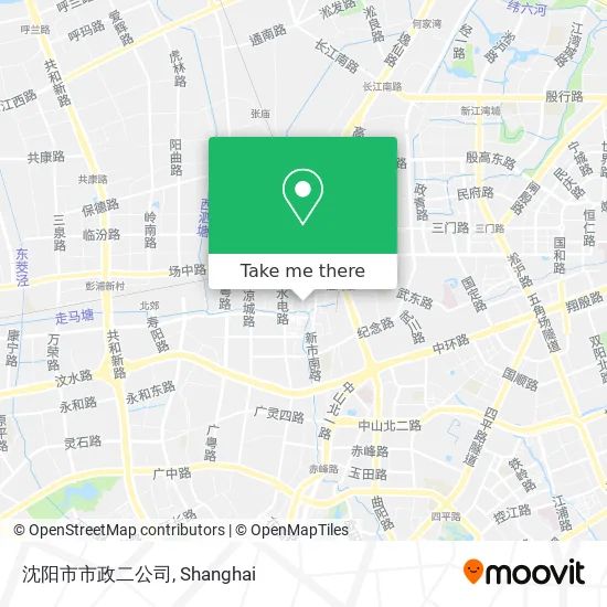 沈阳市市政二公司 map