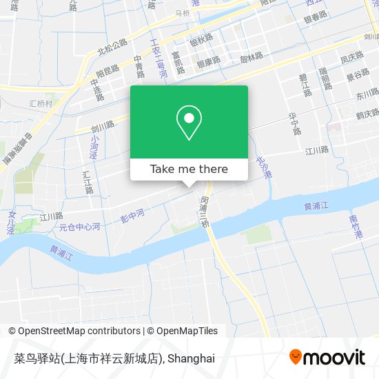 菜鸟驿站(上海市祥云新城店) map
