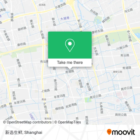 新选生鲜 map