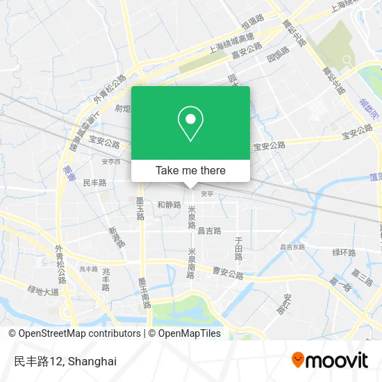 民丰路12 map