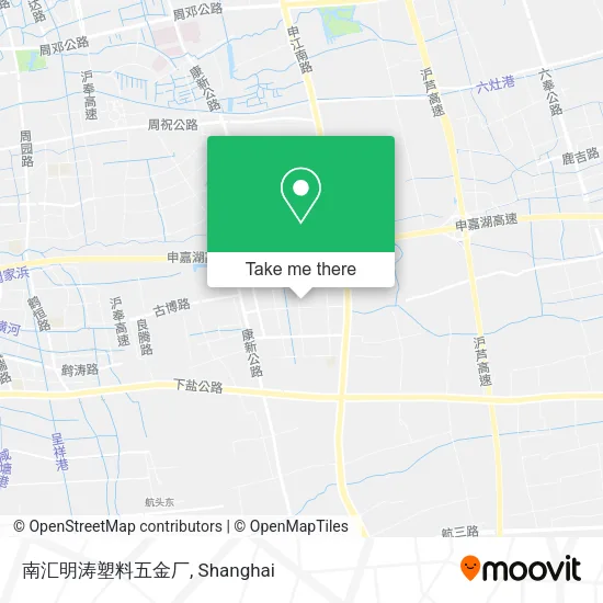 南汇明涛塑料五金厂 map