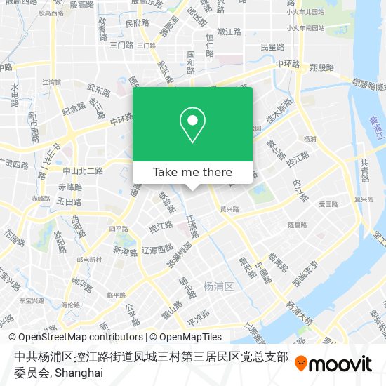 中共杨浦区控江路街道凤城三村第三居民区党总支部委员会 map
