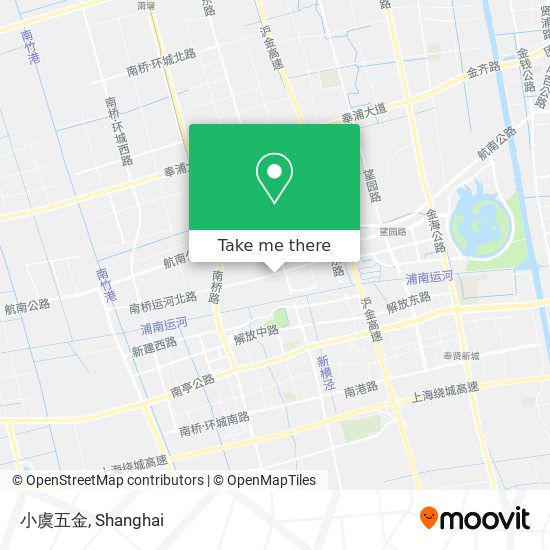小虞五金 map