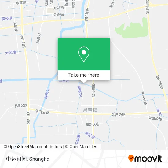 中运河闸 map