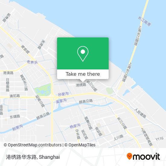 港绣路华东路 map