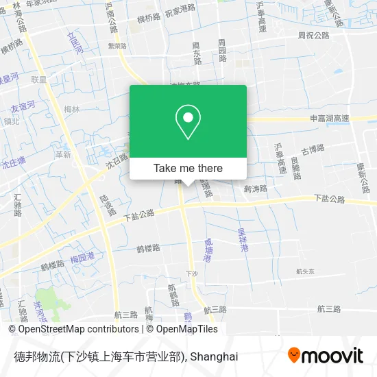 德邦物流(下沙镇上海车市营业部) map