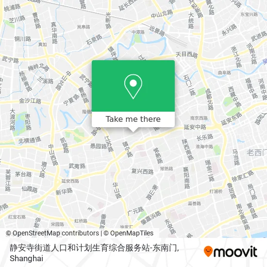 静安寺街道人口和计划生育综合服务站-东南门 map
