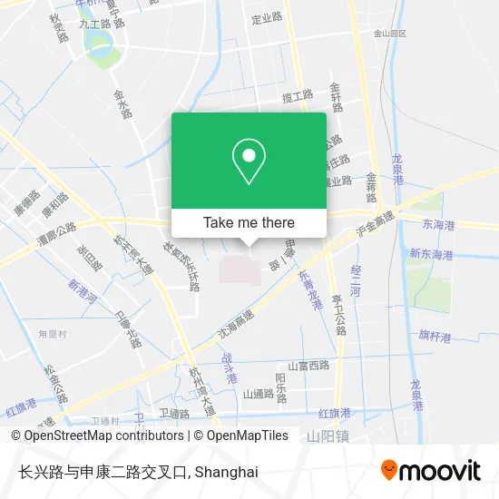 长兴路与申康二路交叉口 map