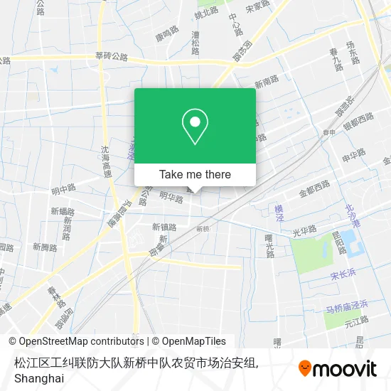 松江区工纠联防大队新桥中队农贸市场治安组 map