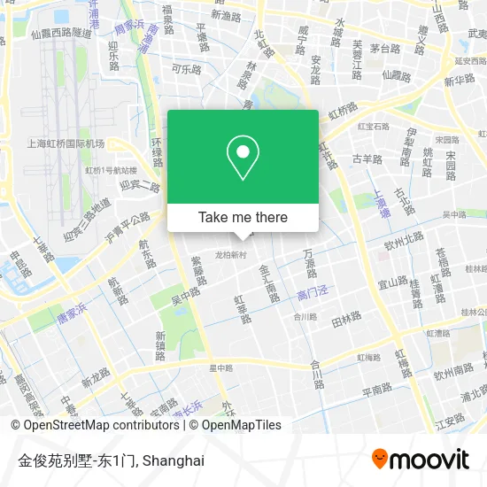 金俊苑别墅-东1门 map