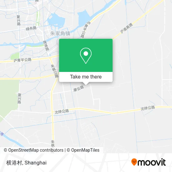 横港村 map