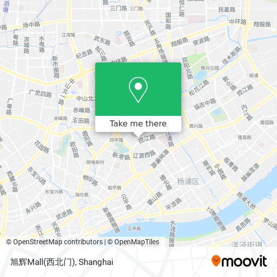 旭辉Mall(西北门) map