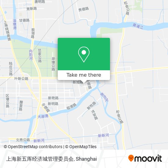 上海新五厍经济城管理委员会 map