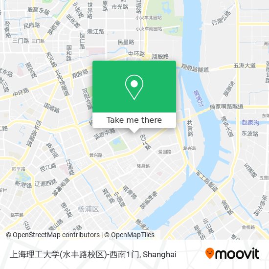 上海理工大学(水丰路校区)-西南1门 map