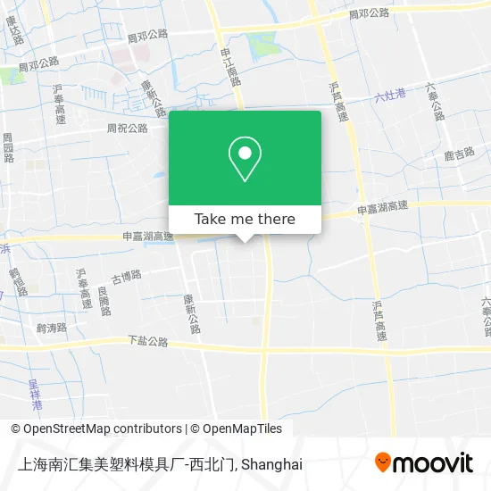 上海南汇集美塑料模具厂-西北门 map