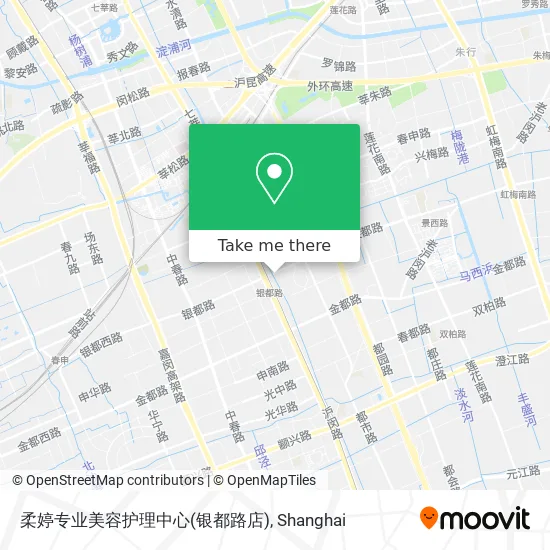 柔婷专业美容护理中心(银都路店) map