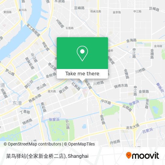 菜鸟驿站(全家新金桥二店) map