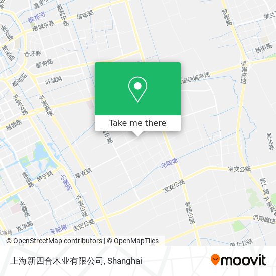 上海新四合木业有限公司 map