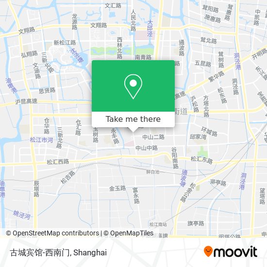 古城宾馆-西南门 map