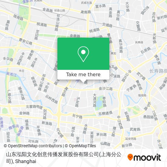 山东泓阳文化创意传播发展股份有限公司(上海分公司) map