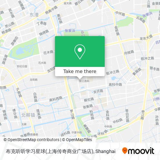 布克听听学习星球(上海传奇商业广场店) map