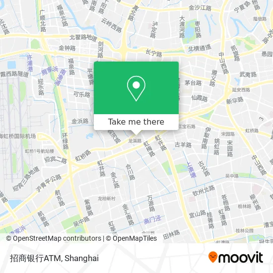 招商银行ATM map