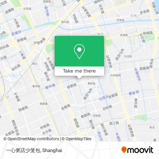 一心粥店少笼包 map