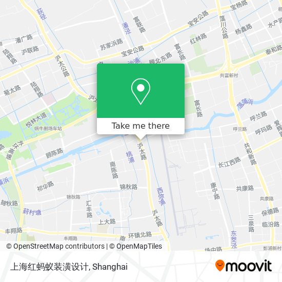 上海红蚂蚁装潢设计 map