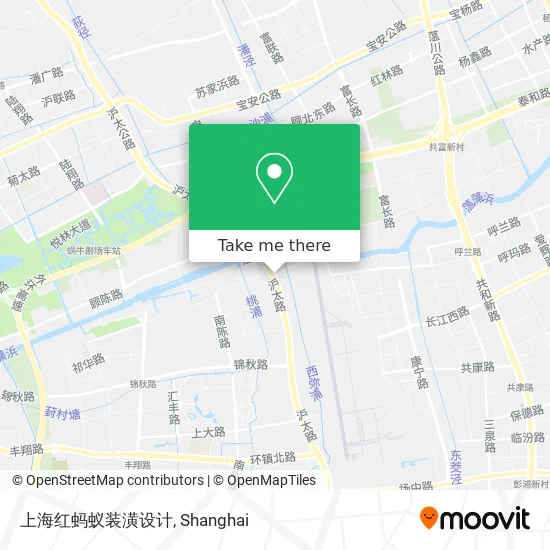 上海红蚂蚁装潢设计 map