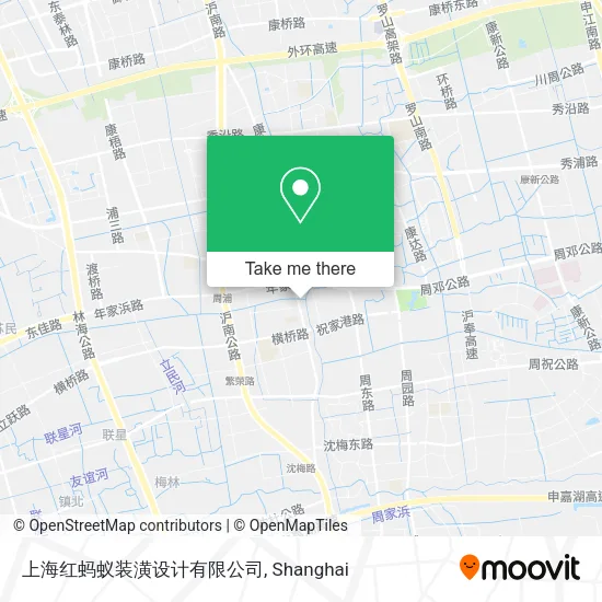 上海红蚂蚁装潢设计有限公司 map