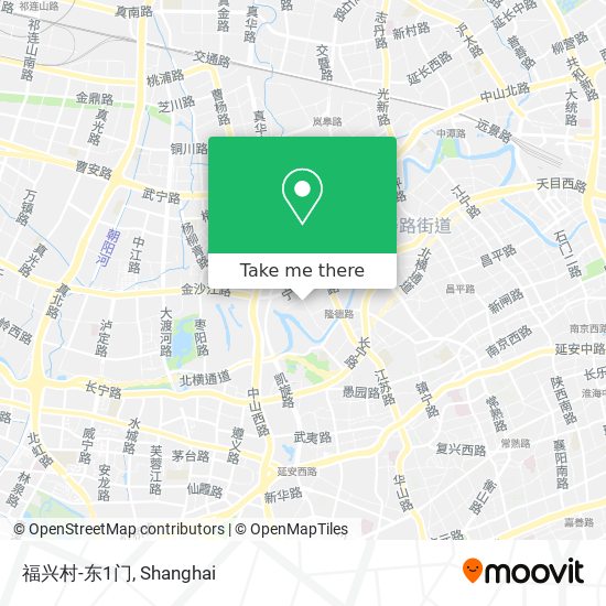 福兴村-东1门 map