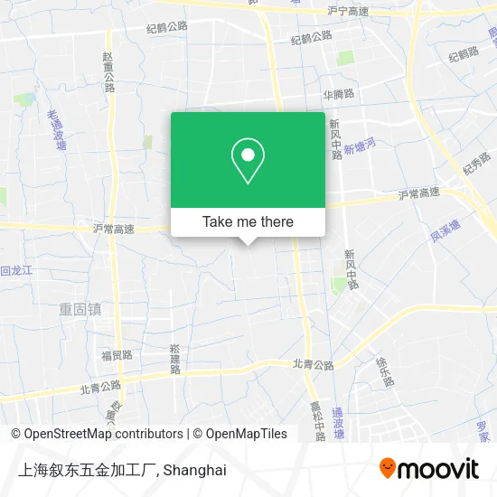 上海叙东五金加工厂 map